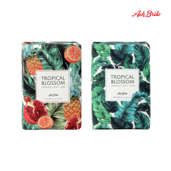 TROPICAL BLOSSOM. Savons enrichis à l'huile d'olive (160g) personnalisé