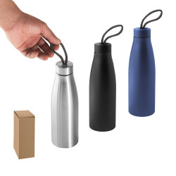 MORGAN. Bouteille en acier inoxydable recyclé à 90% personnalisé
