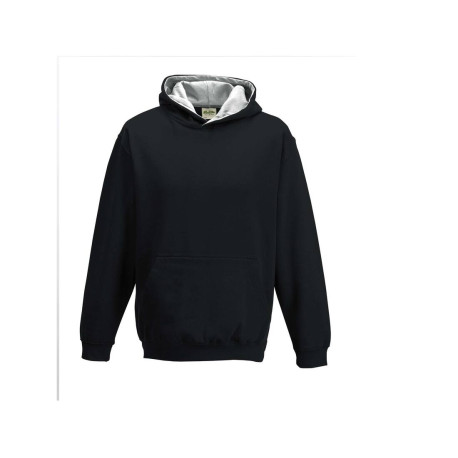 Sweat enfant capuche contrastée personnalisé
