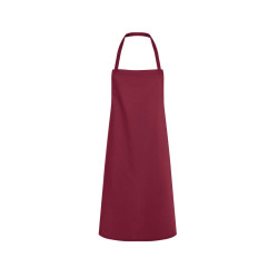 Tablier à bavette en polycoton personnalisé