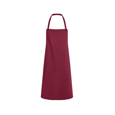 Tablier à bavette en polycoton personnalisé