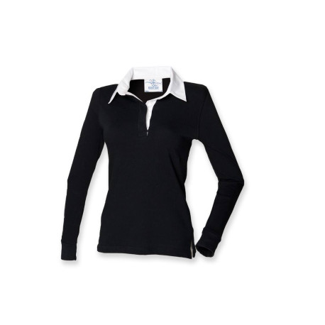 Polo rugby femme personnalisé