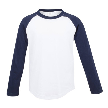 Tee-shirt baseball manches longues enfant personnalisé