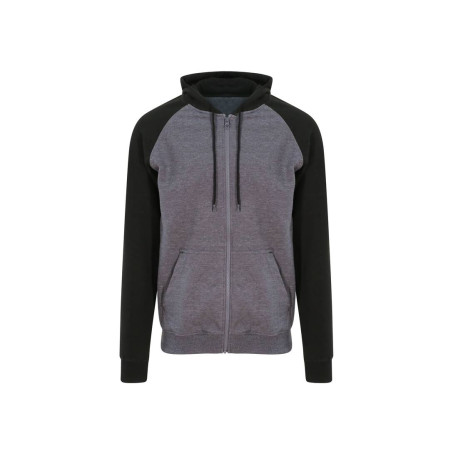Sweat baseball zippé personnalisé