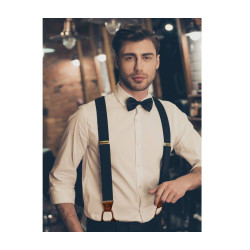 Bretelles modernes de couleur unie au charme urbain personnalisé