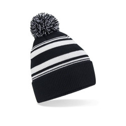 Bonnet de supporter rayé personnalisé