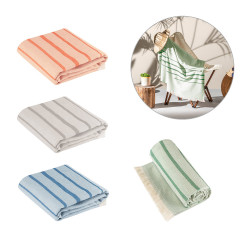 CAPLAN. Serviette polyvalente en coton et coton recyclé personnalisé
