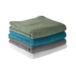 BARDEM L. Serviette de bain en coton et coton recyclé personnalisé