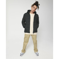 Veste matelassée pour homme à aspect laineux personnalisé