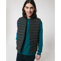 Bodywarmer pour homme à aspect laineux personnalisé