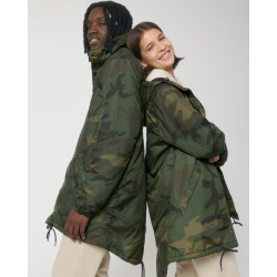 Veste parka AOP unisexe matelassée personnalisé