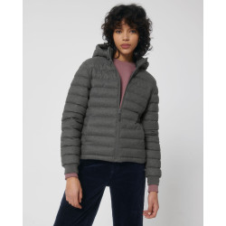 Veste matelassée pour femme à aspect laineux personnalisé