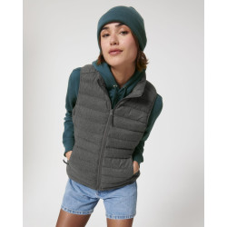 Bodywarmer pour femme à aspect laineux personnalisé