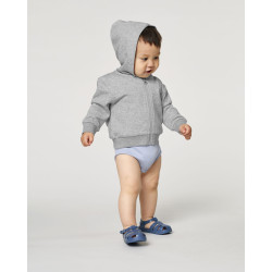 Le sweatshirt zippé à capuche pour bébé personnalisé