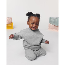 Le sweat-shirt à col rond Iconic pour bébé personnalisé