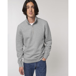 Le sweat-shirt col zippé homme personnalisé