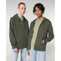 Le sweat à capuche zippé unisexe iconique personnalisé