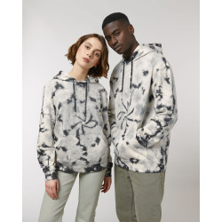 Le sweat à capuche unisexe tie and dye personnalisé