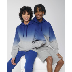 Le sweat à capuche unisexe décontracté dip dye personnalisé