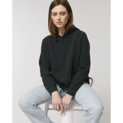 Le sweat-shirt capuche court femme personnalisé