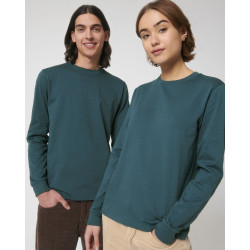 Le T-shirt manches longues unisexe au toucher sec personnalisé