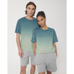 Le t-shirt unisexe décontracté dip dye personnalisé