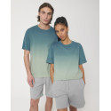 Le t-shirt unisexe décontracté dip dye personnalisé