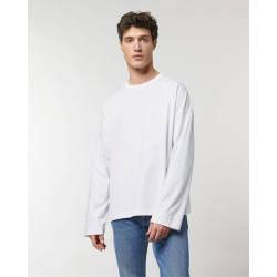 Le T-shirt à manches longues unisexe oversize personnalisé