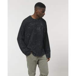 Le T-shirt à manches longues unisexe oversize personnalisé