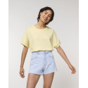 Le t-shirt à manches retroussées pour femme personnalisé