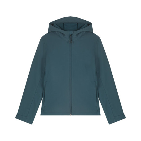 La veste softshell à capuche pour femme personnalisé