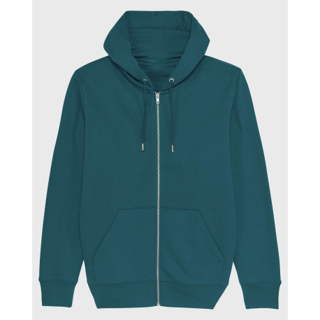 Le sweatshirt à capuche et à fermeture éclair unisexe iconique personnalisé