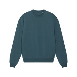 Sweatshirt unisexe à col rond, boxy et sec au toucher personnalisé