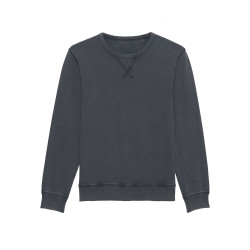 Le sweat-shirt col rond unisexe teinté pièce personnalisé