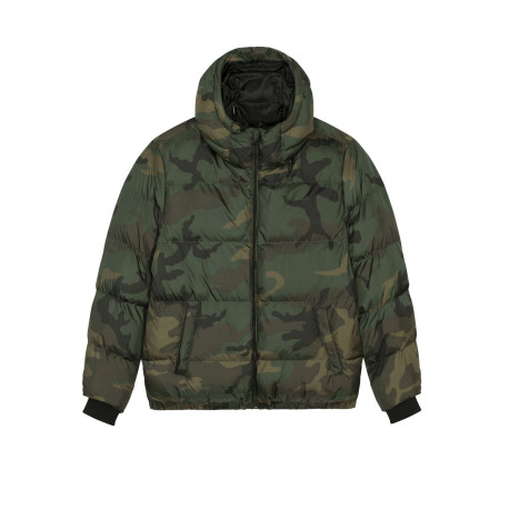 Veste puffer AOP personnalisé