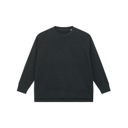 Le sweat-shirt oversize à col rond pour femme personnalisé