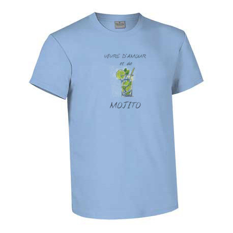 Tshirts "Vivre d'amour et de mojito" - Express et pas cher