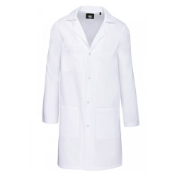 Blouse blanche personnalisable coupe mixte