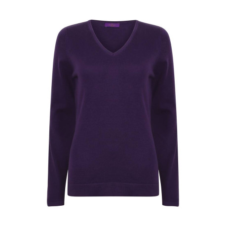 Pull col V femme vierge ou à personnaliser