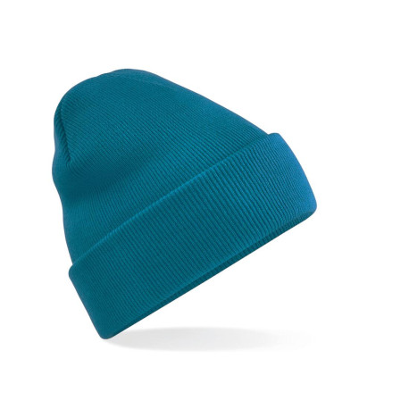 Bonnet acrylique avec rabat vierge ou à personnaliser - Express et pas cher