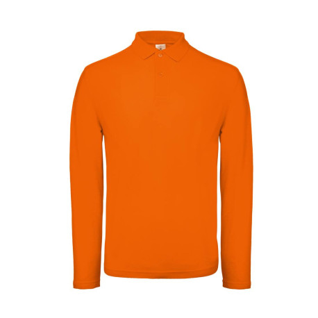 Polo manches longues homme vierge ou à personnaliser