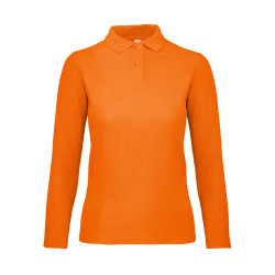 Polo manches longues femme vierge ou à personnaliser