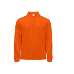 Polo manches longues homme vierge ou à personnaliser