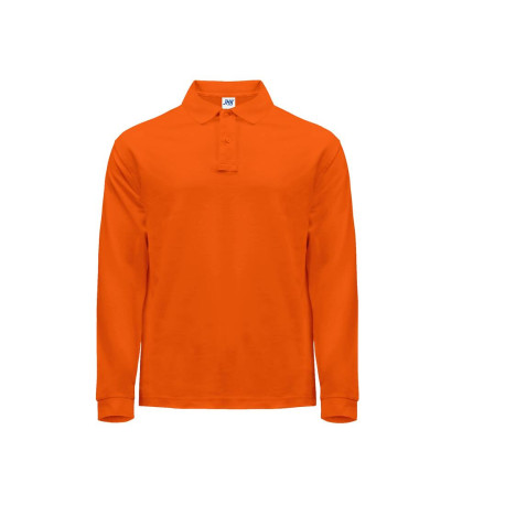 Polo manches longues homme vierge ou à personnaliser