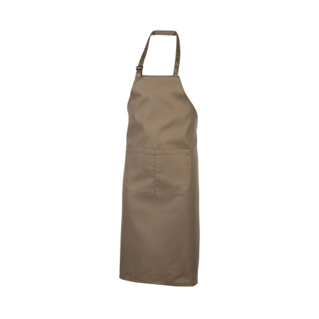 Tablier à bavette 100% coton avec poche vierge ou avec votre logo