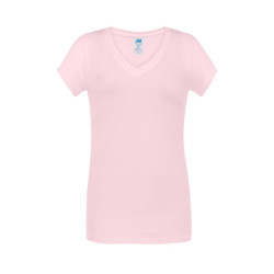 T-shirt femme col V 145 vierge ou à personnaliser - Express et pas cher