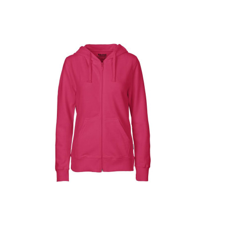 Sweat capuche zippé femme vierge ou à personnaliser