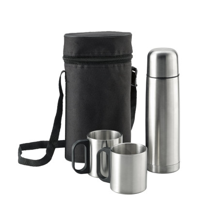 DURANT. Ensemble thermos et tasses vierge ou à personnaliser - Express et pas cher