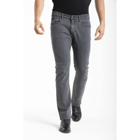 Jean homme droit stretch vierge ou avec votre logo