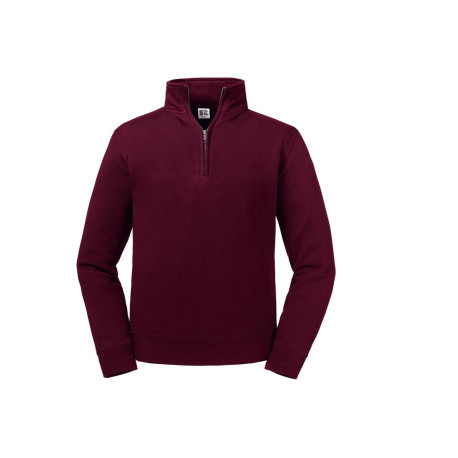 Sweat col zippé Authentic vierge ou à personnaliser